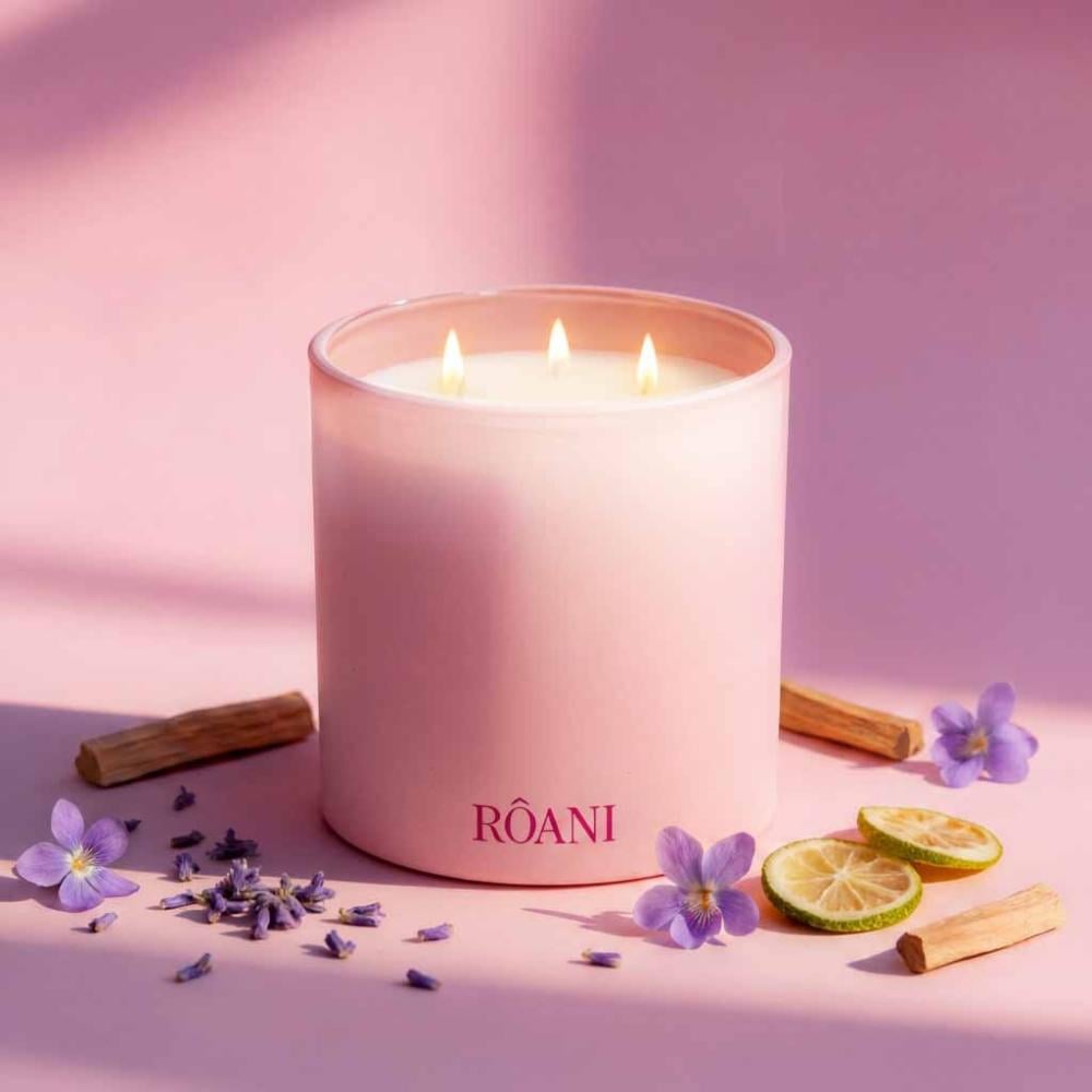 شمعة سيرينا المعطرة - لمسات عطرية