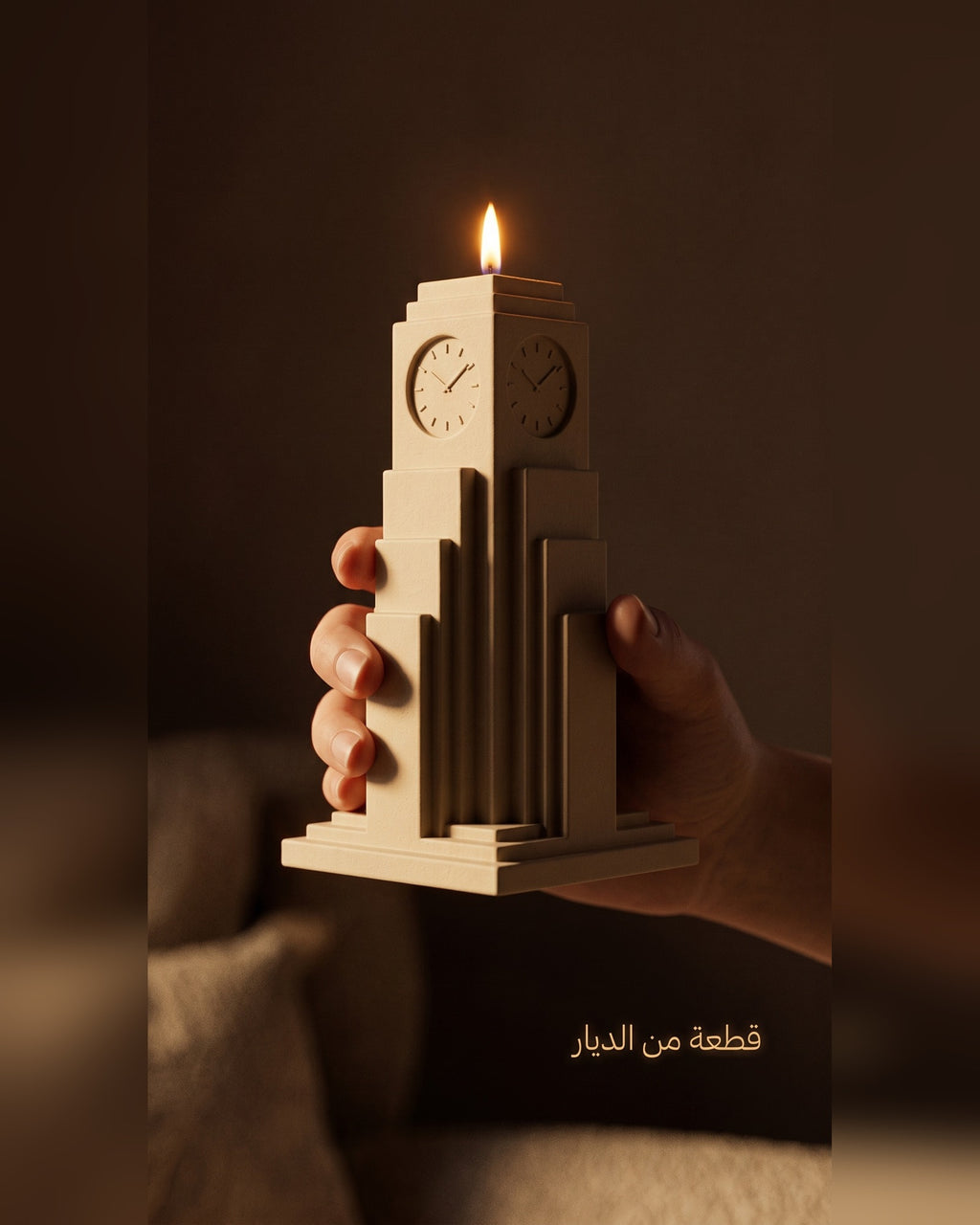 شمعة برج الساعة — لقطة إعلانية