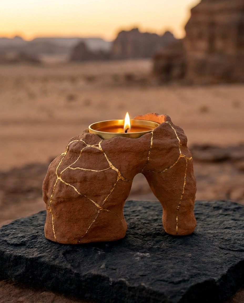 شمعة قوس العلا الصخري