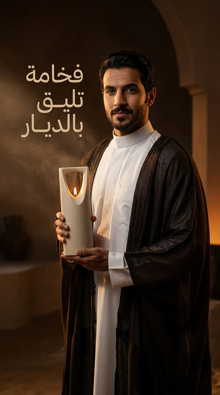 شمعة برج المملكة الرملية — لقطة حملة