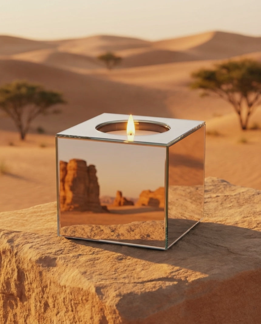 فيديو شمعة المرايا — النسخة الرملية